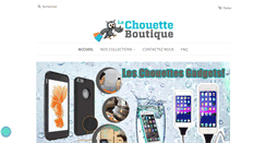 Desktop Screenshot of chouetteboutique.com